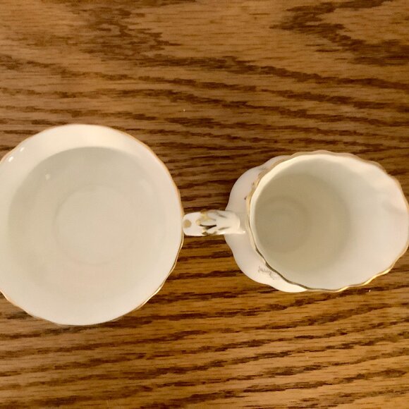 Royal Albert Bone China 3 Pc Sugar, Creamer, Tray Lavender Rose Pattern England - Picture 11 of 13